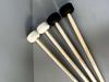 Maple Wood Timpani Mallets with White Felt Heads - Marching Drumsticks and Percussion Accessories