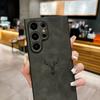 Чехол для телефона из искусственной кожи Retre для Samsung Galaxy S25 S24 S23 S22 S21 Ultra Plus FE EDGE Note 20 Ultra Plus Чехол-накладка с головой оленя