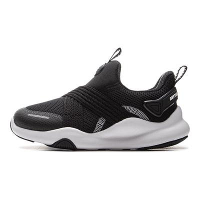 Li Ning Детская Мода Универсальная Амортизация Отскок Низкий Верх Повседневная Обувь Детские кроссовки Черный YKNU120-1