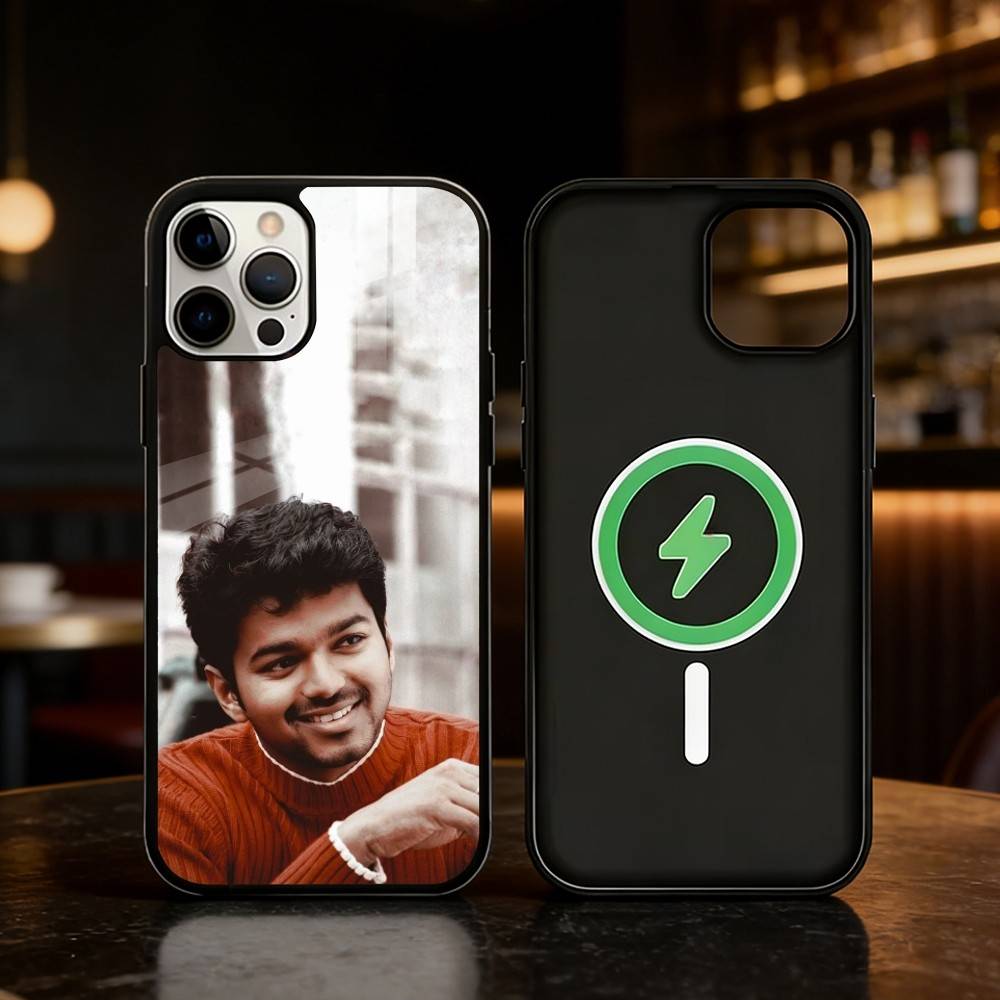 T-ThalaPathy Actor V-Vijay Phone Case For iPhone 17,16,15,14,13,12,Plus,Pro,Max For Magnetic Wireless Charge