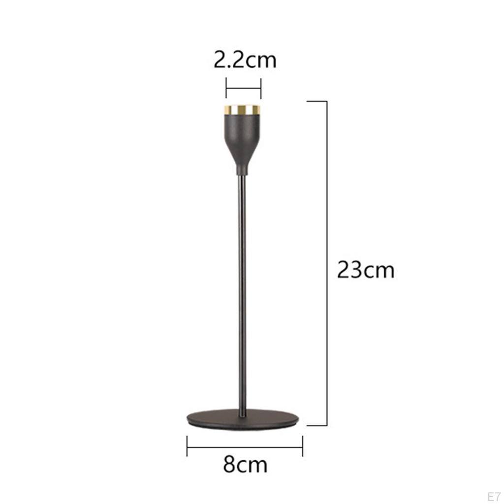 Подсвечник для длинных свечей, Металлический декоративный подсвечник, Свадьба, Ужин, Вечеринка, Подходит для столбчатых свечей