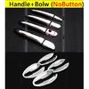 for Mazda 3 2013-2018 Accessories Chrome Door Handle Axela 2014 2015 Sedan Hatchback Luxury No Rust Car Sticker Car Styling