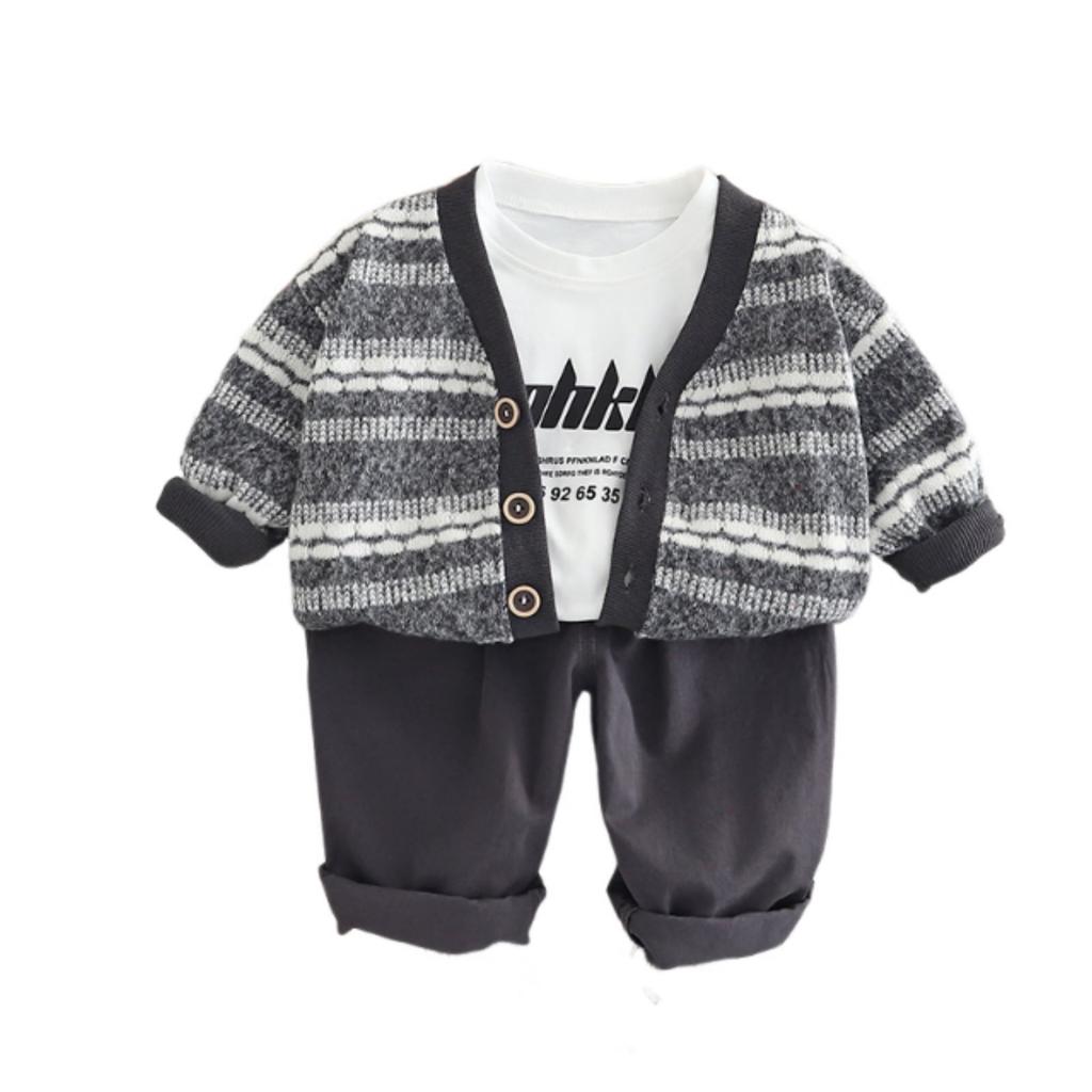 Детский повседневный комплект с длинным рукавом, удобные наряды для повседневной носки