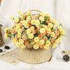 Artificial Carnation 20 Heads Realistic Fake Silk Flower Wedding Party Home Office
