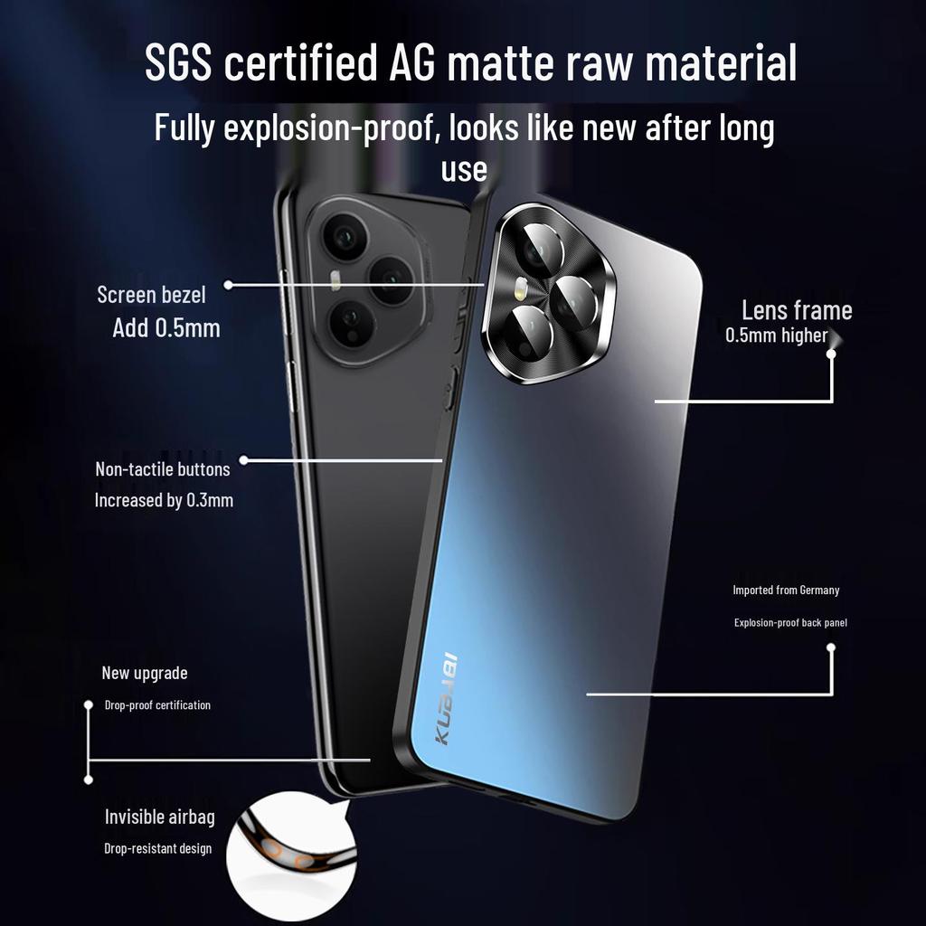 Защитный чехол Honor 400 Pro, матовый, полное покрытие, ультратонкий