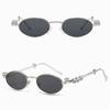 INS Rhinestone Sunglasses Y2k Anti-Blue Light Spectacles Convenient Retro Frame Eyewear  Unisex