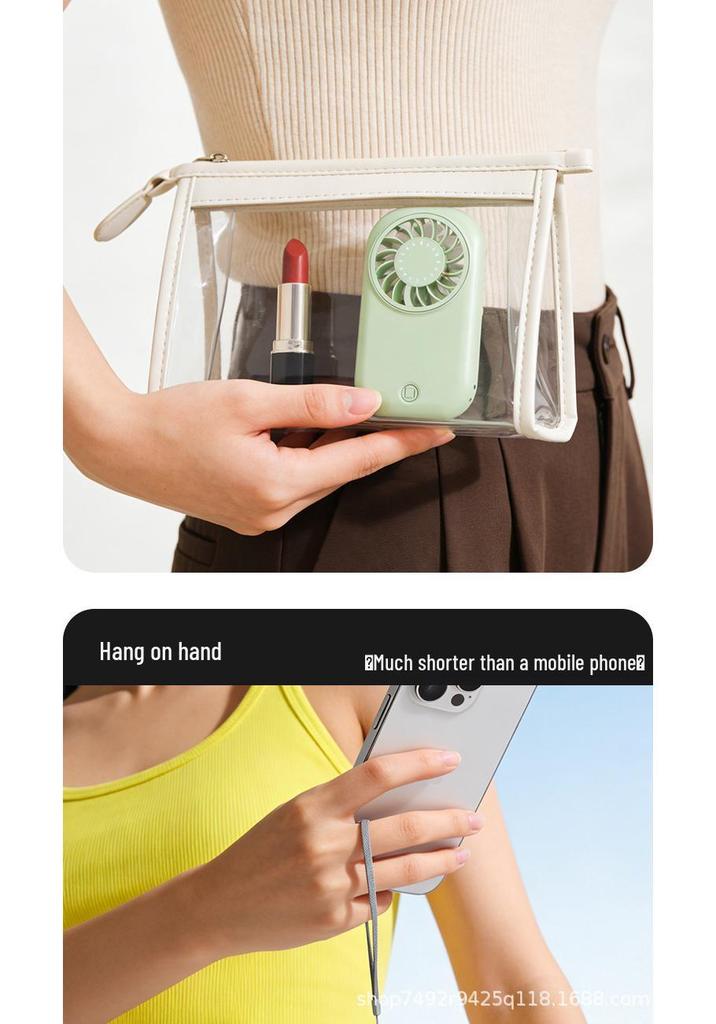 2026 High-Speed Mini Portable Handheld Fan - Small Air Cannon with Customizable Logo for Home and Outdoor Use
