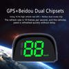 Universal Car HUD Display GPS Speedometer KMH MPH Projector Plug and Play Auto Accessories Windshield Anti-Glare Head Up Display