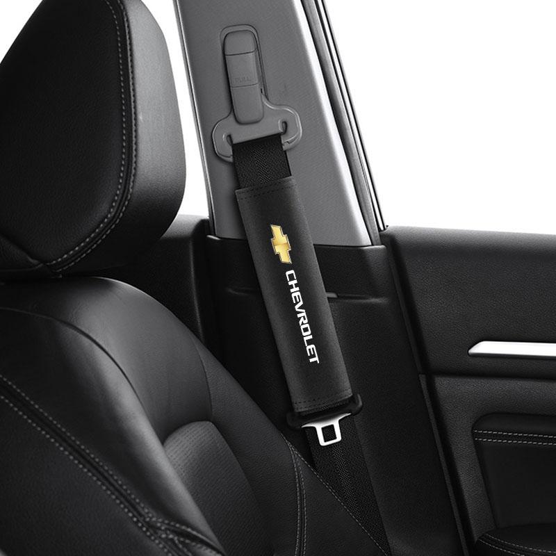 YPX3 Car Seat Belt Covers Safety Belt Pad Shoulder Pad Soft Seat Belt Covers For Chevrolet Colorado Cruze Spark Captiva Malibu Trax