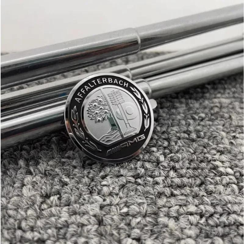 For Mercedes Benz Car Start Button Decoration Sticker Steering Wheel Logo Decal For Mercedes Benz AFFALTERBACH AMG Badge Auto In