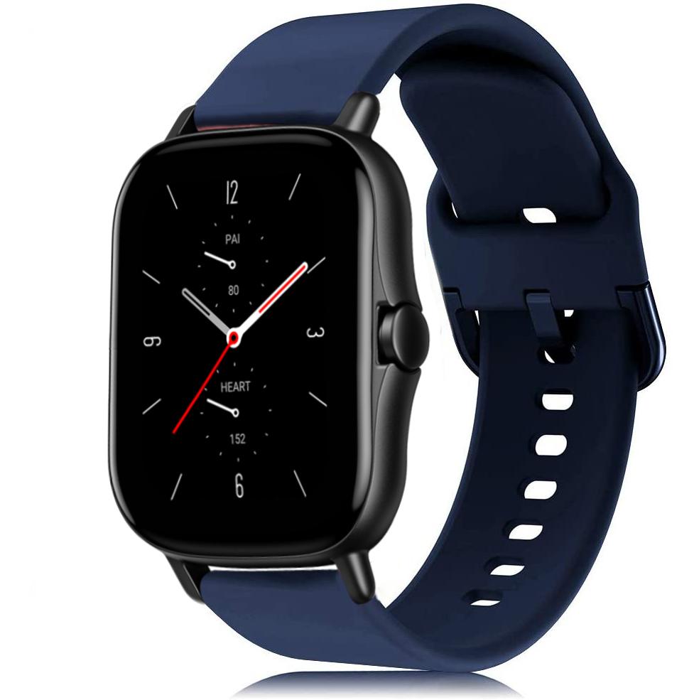 Силиконовый ремешок 20 мм 22 мм Для Amazfit GTS 4/3/2/2e/Mini/GTR 4 3 3 pro/GTR2/2e/stratos 2/3 Браслет для часов correa Amazfit bip ремешок