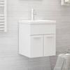 VidaXL Sink Cabinet with Integrated Sink, Sink Unit with Storage, Bathroom Vanity Cabinet, 3071261