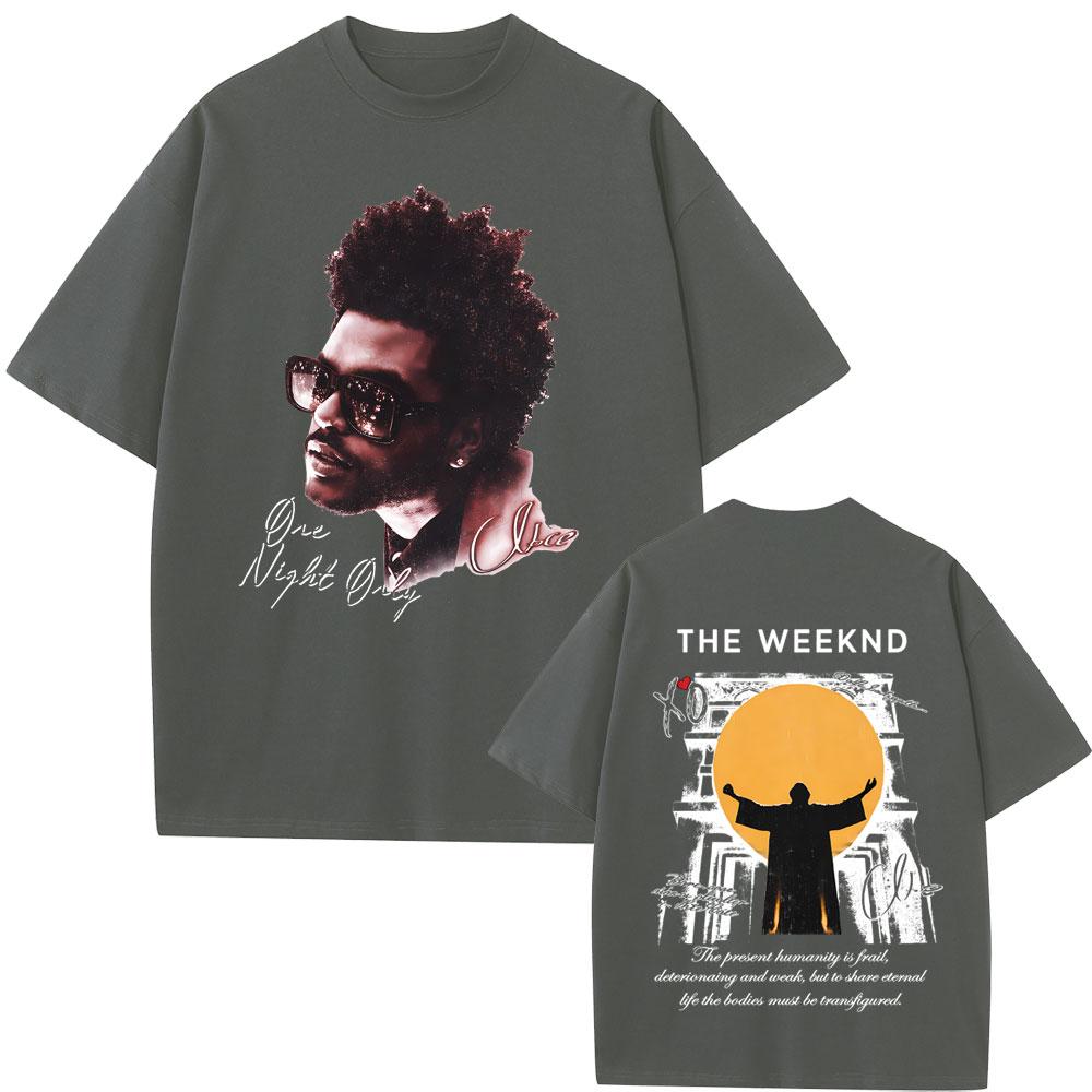 Футболка унисекс The Weeknd XO Tour 2026 Женская Хип-хоп Мода Поп-музыка Короткий рукав Унисекс Повседневная Винтажная Уличная одежда