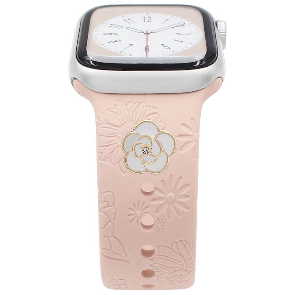 Металлический браслет для часов, украшение, брошь, декоративное кольцо, наручные подвески для аксессуаров для ремешка Iwatch