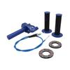 JFG Motorcycle Throttle Kit Visual Throttle + Throttle Wire (Throttle Cable)+Grip+Spacer 7/8" 22mm Aluminum