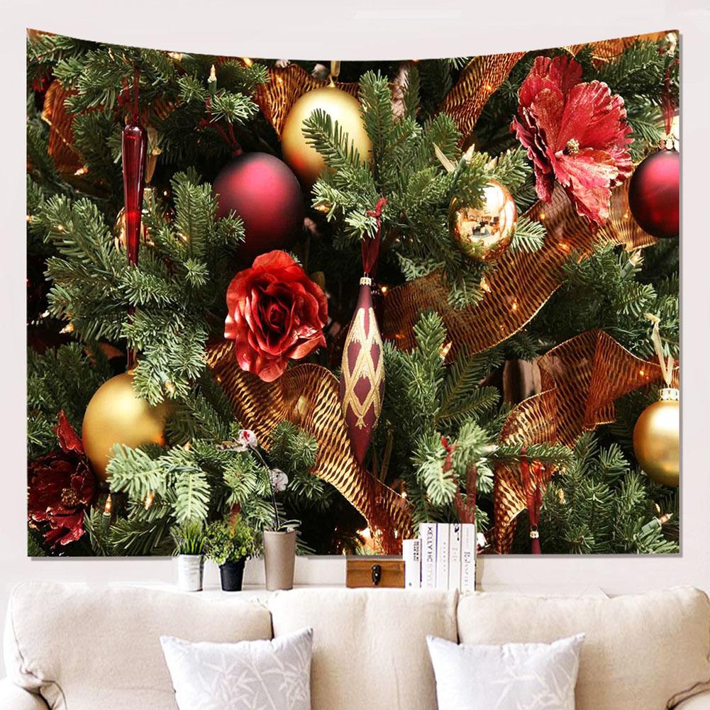 Christmas Wall Hanging Tapestry Home Bedroom Background Decorative Cloth