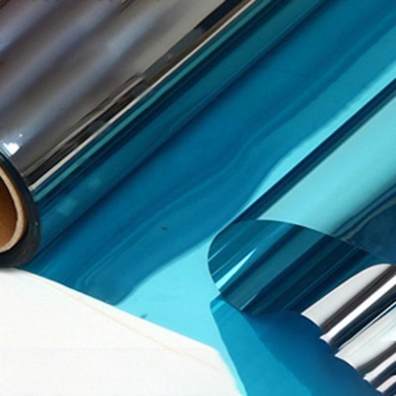 1 рулон, односторонняя зеркальная пленка, виниловые самоклеящиеся наклейки, светоотражающие Sola