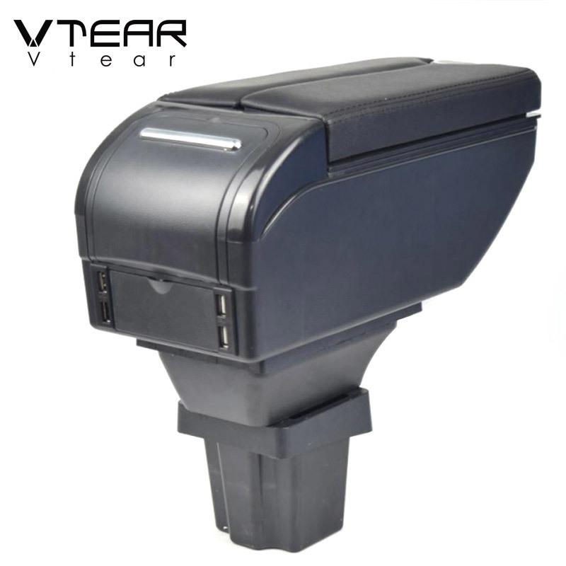 Vtear For Chevrolet Trax Tracker Armrest Interior Center Console Storage Box Arm Rest Accessories Car-Styling Parts Decoration