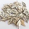 50Pcs Wooden Hollow Tree Leaves Leaf Ornament Craft Scrapbook Sewing DIY Decor