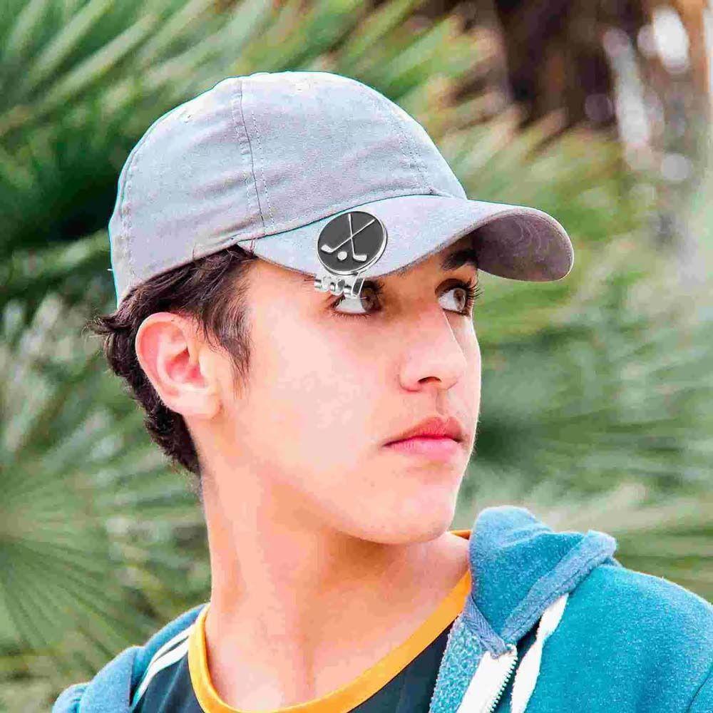 Magnetic Golf Ball Marker Position Marker Golf Cap Clips Practical Golf Hat Clip  Golf Accessories