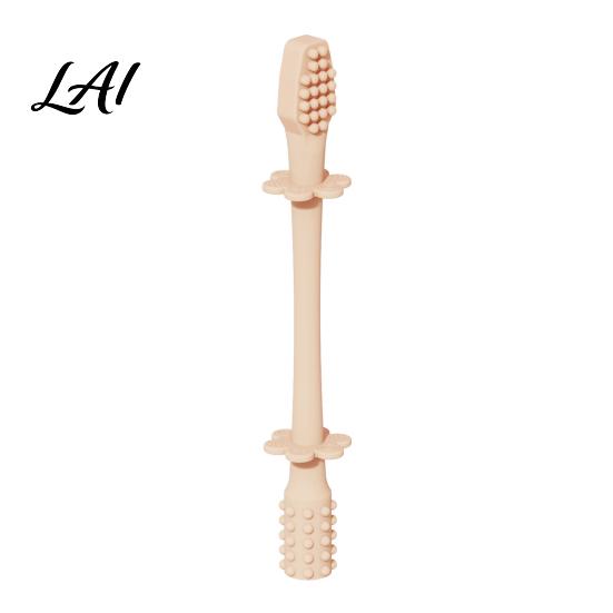 Toddler Gripping Teething Toy Baby Silicone Toy Food-Grade Bite Soother for Gum Hand Eye Coordination Relief Anti-Finger Biting Chew Stick,