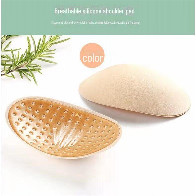 Силиконовые нескользящие подплечники - невидимые самоклеящиеся узкие плечевые накладки для мужчин и женщин
