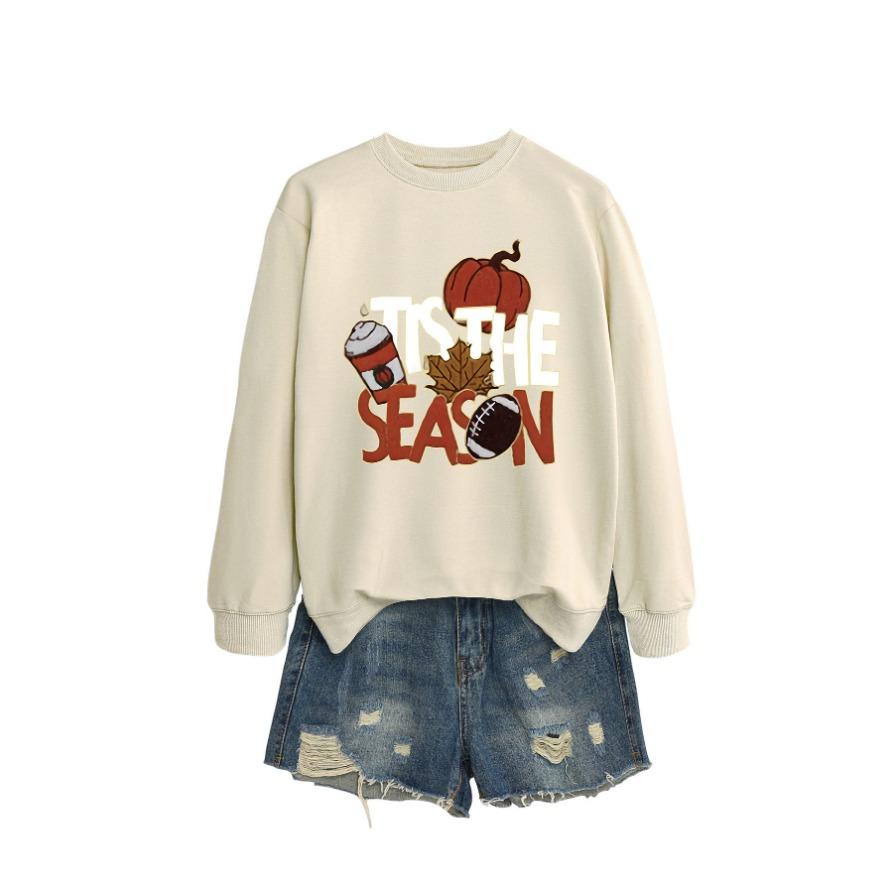 New European and American Large Size Fashion Sweatshirt Autumn Women's Sweatshirt Autumn and Winter Women's Thickened Sweatshirt Jacket