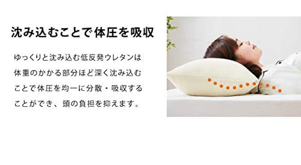 Подушка из пены с эффектом памяти Ricomen, Длинная, шириной 120 см, со съемным чехлом из ворсовой ткани, который можно стирать, Рассеивание давления, Удобно прилегает, Дышащая, Съемный чехол,