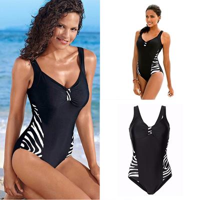 Плавание Монокини Купальник с бюстгальтером Сиамское бикини Леди Плюс Размер Консервативные купальники Купальник Бикини