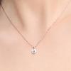 MAISON DE SHE 14K Gold Necklace with Cubic Points