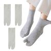 Набор эластичных таби Размеры Удобные для мужчин и Подходят для кимоно и японской одежды [WPSOFC] 3 пары носков, Серый, 22,5-26 см, Посадка, Дышащие,