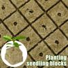 28/600pcs Stonewool Hydroponic Grow Media Cubes Plant Cube Soilless Substrate Seeded Rockwool Plug Seedling Block Garden Supply