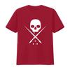 Sullen Unisexs Standard Issue Hip Hop Skull Print T Shirt Adult Fashion Vintage Washed Versatile Comfortable Breathable Streetwear