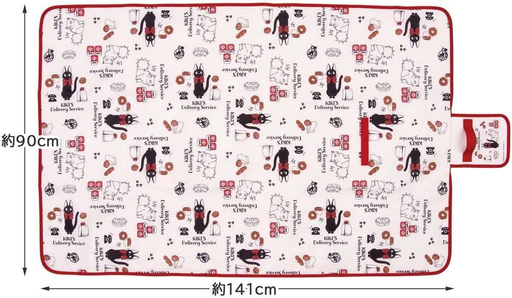 Skater Мягкая простыня для отдыха M 90 x 141 см Служба доставки 23 Studio Ghibli Kiki's SVS15-A