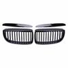 Black Single Slat Kidney Grille for BMW E90 E91 Pre Facelift 2005 2008 Sedan Touring Front Grill Replacement Upgrade