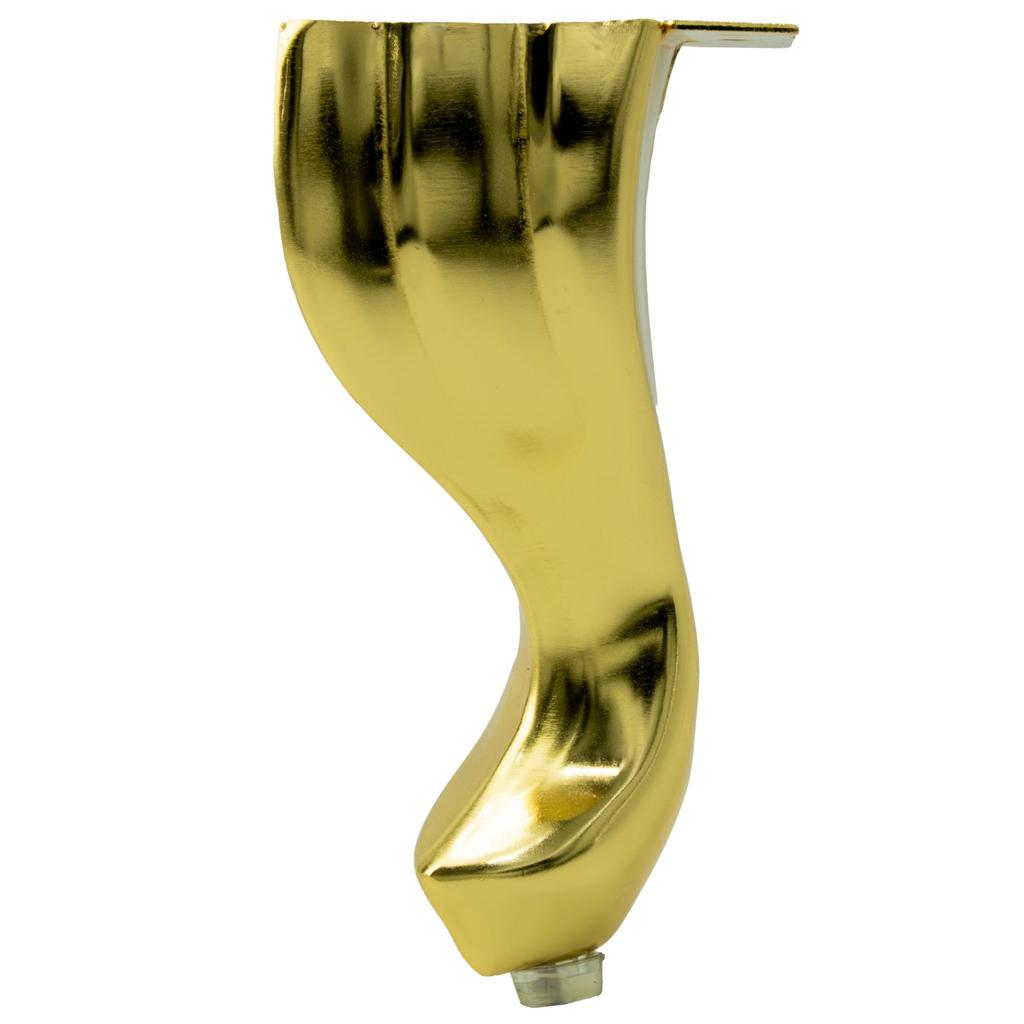 Ludwik furniture leg, gold, height 14.5 cm