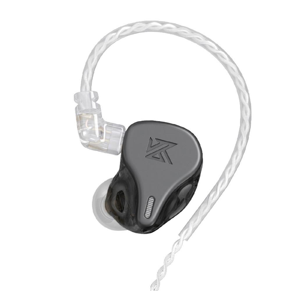 Наушники KZ DQ6 Metal Hifi, проводные наушники с разъемом 3,5 мм, большая динамическая стереогарнитура с шумоподавлением и микрофоном, вкладыши для занятий спортом и бегом.