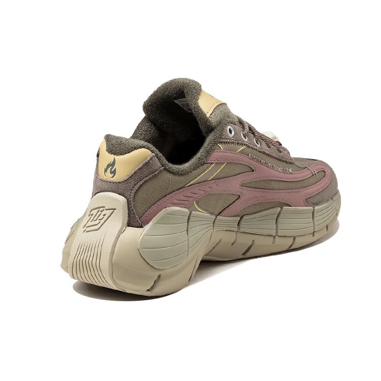 Reebok X Street Fighter Zig Kinetica 2.5 Унисекс Коричная палочка Выжженная земля Выветренный желтый GZ9539