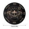 1pcs Wooden Pendulum Board Star Pendulum Board Dowsing Divination Board Energy Carven Plate Healing Meditation Board Ornament
