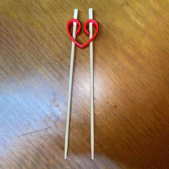 2Pcs Reusable Training Chopstick Helpers for Beginners Replaceable Practice Chopsticks Non-Slip Connector Trainer Learner Gift for Adults Kids