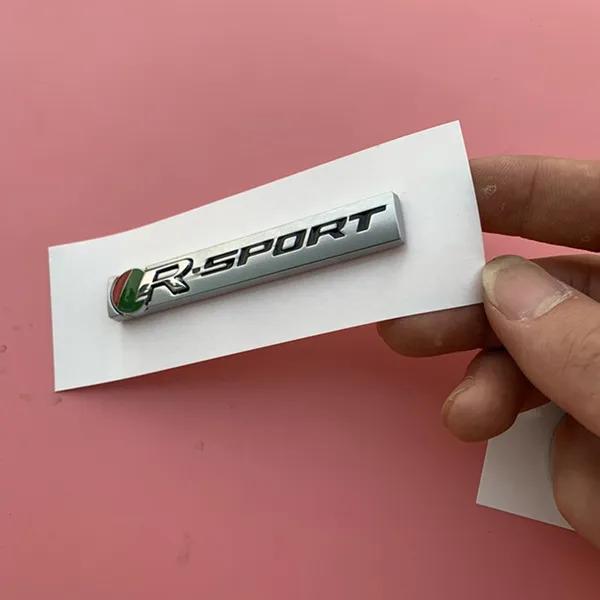 R Зеленый Красный Значок R-Sport Bar Эмблема Наклейка для XE F-PACE Fender Багажник Стайлинга Автомобилей Ремонт Спортивного Автомобиля Высокопроизводительная Наклейка