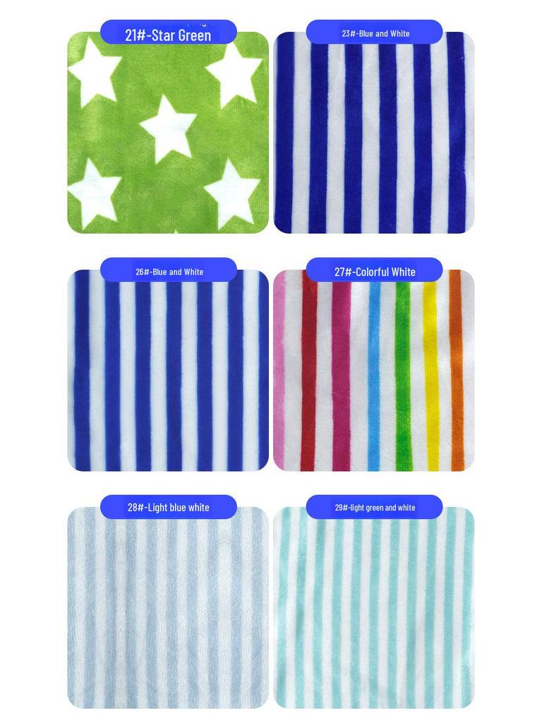 Ультрамягкая плюшевая ткань с полосками и анималистичными принтами (Корова, Жираф, Тигр, Леопард)