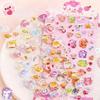 2pcs Creative Stationery Stickers PVC Diary Decoration New 3D Stickers  Students Gifts