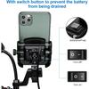 Держатель для телефона на мотоцикл, зарядное устройство, разъем USB/QC 3.0 с выключателем, водонепроницаемый на 360°, зарядное устройство USB, алюминиевый руль/зеркало для просмотра телефонов с диагональю 3,5–6 дюймов