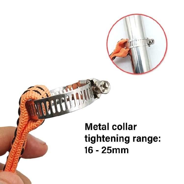 Tool Tethers Lanyard with Hose Clamps Strap Thicken Tool Lanyard Rope AntiFalling Tool Tethers Lanyard Dynamics Tool