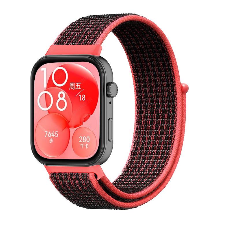 Ремешок для HUAWEI WATCH FIT 3, аксессуары, нейлоновая петля, сменный ремень для умных часов, спортивный браслет для Huawei Fit3 Band