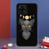Чехол-книжка 'Кошачья Луна Ведьмы' для Samsung Galaxy M34 M14 M54 M13 M15 M36 M55 M35 M56 M16 M31 M11 M53 M12 M32 M52 M06