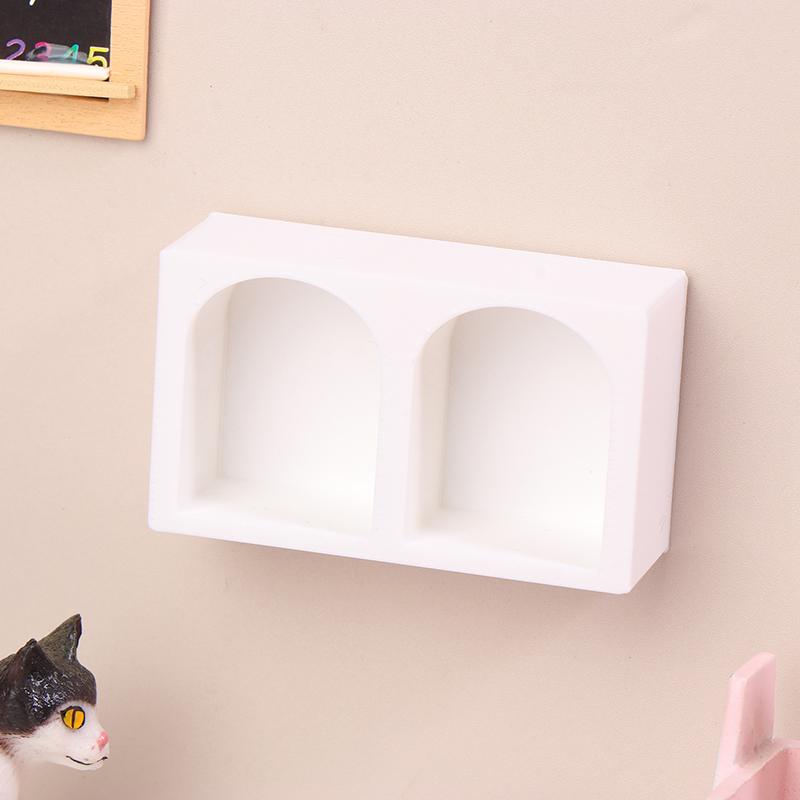 1/12 Кукольный домик Настенный шкаф Шкаф для хранения Модель книжного шкафа Кукольный дом Мини-мебель Декор Кукольные аксессуары Микросцена Декор