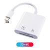 2 In 1 Type-C Lighting To M2 XD Card Reader Memory Extend Camera Tablet PC Cellphone Converter for iPhone 16 15 14 13 12 11 iPad Pro Xiaomi Huawei