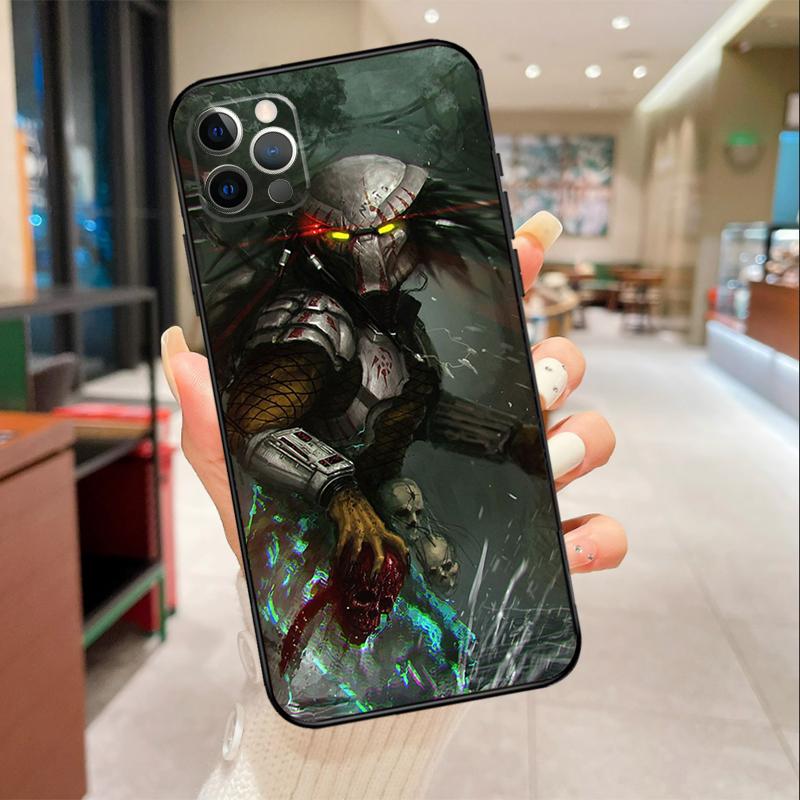 Чехол для телефона Alien Vs Predator для iPhone 17 Air 16 14 13 11 15 Pro Max mini 15 16 Plus 16e Защитный чехол